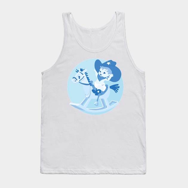 Lil cowboy Tank Top by TheMilesSisters